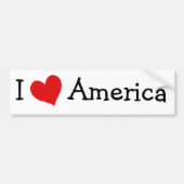 Ik hou van Amerika Bumpersticker (Voorkant)