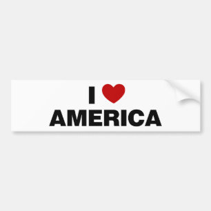 Ik hou van Amerika Bumpersticker
