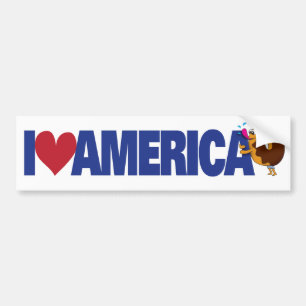 Ik hou van Amerika Bumpersticker