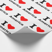 Ik hou van Amerika Cadeaupapier (Hoek)