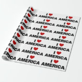 Ik hou van Amerika Cadeaupapier (Uitgerold)