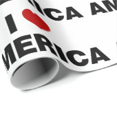 Ik hou van Amerika Cadeaupapier (Rol Hoek)