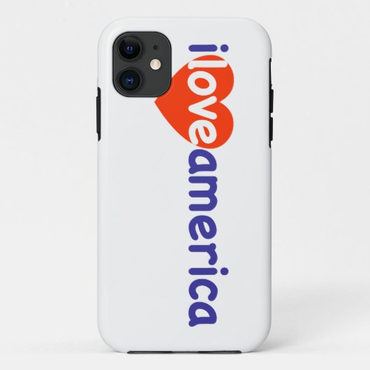 Ik hou van Amerika Case-Mate iPhone Case (Achterkant)