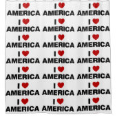 Ik hou van Amerika Douchegordijn (Voorkant)