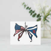 Ik hou van Amerika en schotland!! Briefkaart (Staand voorkant)
