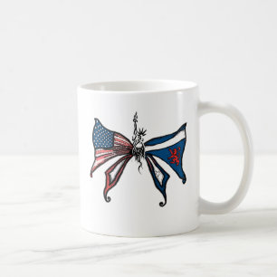 Ik hou van Amerika en schotland!! Koffiemok