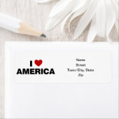 Ik hou van Amerika Etiket (Insitu)