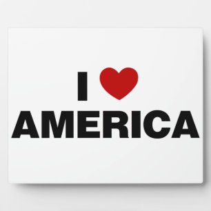 Ik hou van Amerika Fotoplaat