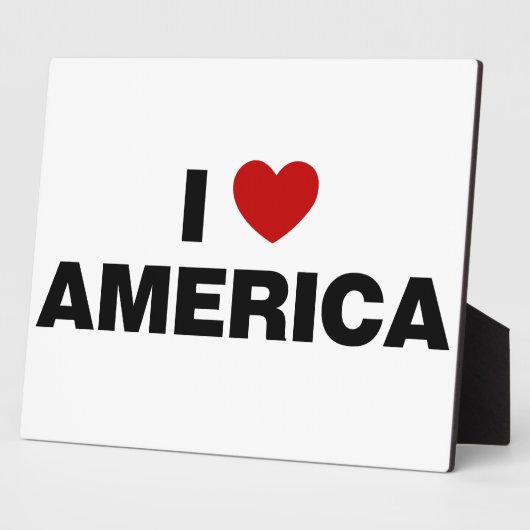 Ik hou van Amerika Fotoplaat (Zijkant)