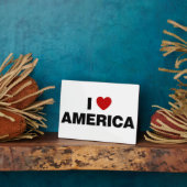 Ik hou van Amerika Fotoplaat (Zijkant)