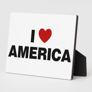 Ik hou van Amerika Fotoplaat