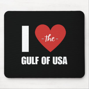 Ik hou van Amerika Golf van Mexico President Trump Muismat