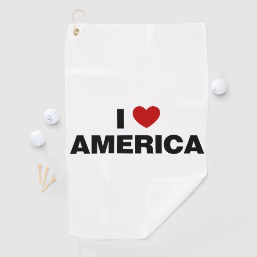 Ik hou van Amerika Golfhanddoek (Insitu)