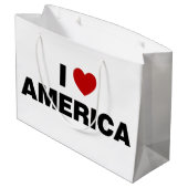 Ik hou van Amerika Groot Cadeauzakje (Achterkant Gekanteld)