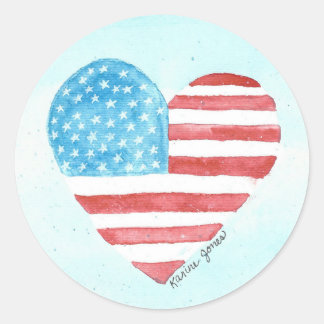 Ik hou van Amerika hart Sticker