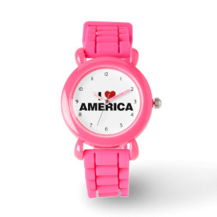 Ik hou van Amerika Horloge