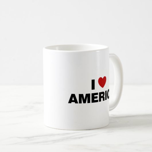 Ik hou van Amerika Koffiemok (Voorkant rechts)