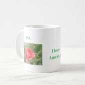 Ik hou van Amerika. Koffiemok (Voorkant links)