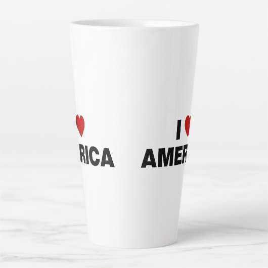 Ik hou van Amerika Latte Mok (Voorkant)