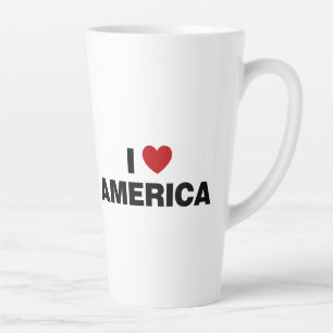 Ik hou van Amerika Latte Mok