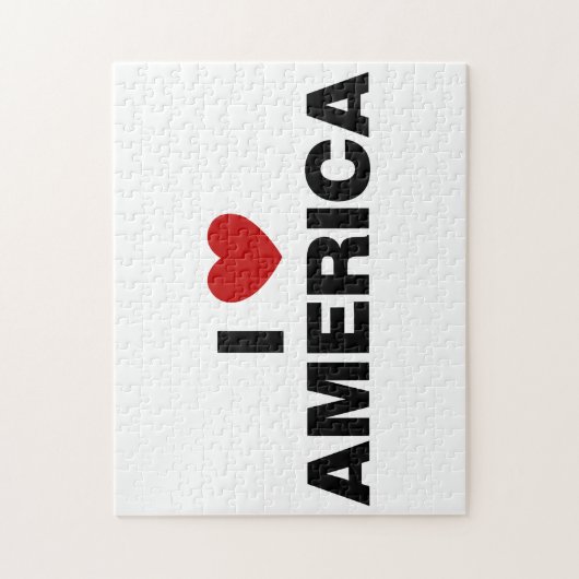 Ik hou van Amerika Legpuzzel (Verticaal)