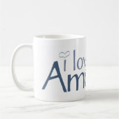 Ik hou van Amerika met hart Koffiemok (Links)