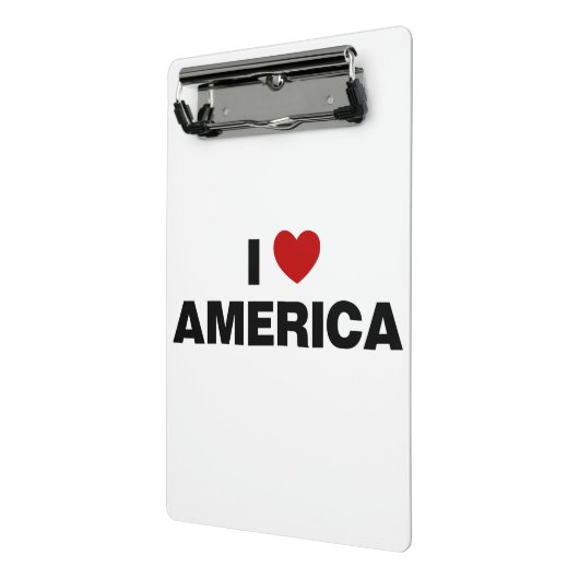Ik hou van Amerika Mini Klembord (Angled2)
