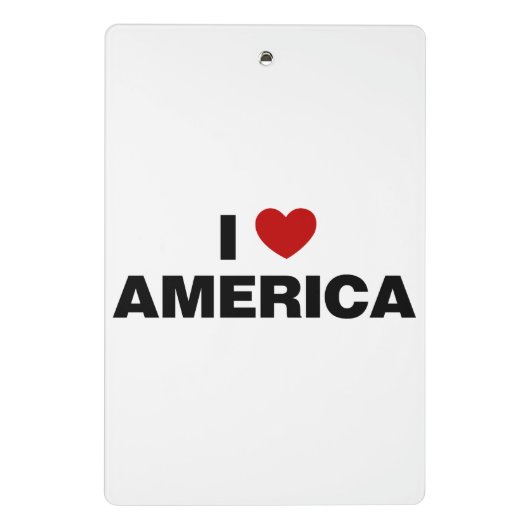 Ik hou van Amerika Mini Klembord (Achterkant)