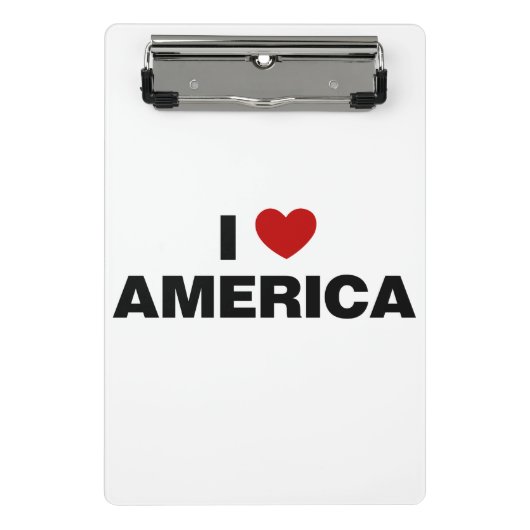 Ik hou van Amerika Mini Klembord (Voorkant)