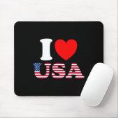 Ik hou van Amerika Muismat (Met muis)