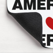 Ik hou van Amerika Muismat (Hoek)