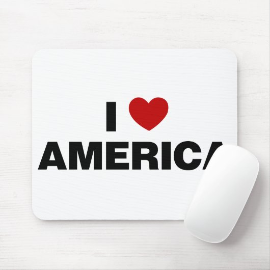 Ik hou van Amerika Muismat (Met muis)