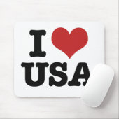 Ik hou van Amerika Muismat (Met muis)
