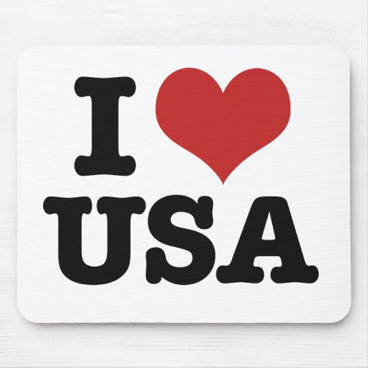 Ik hou van Amerika Muismat (Voorkant)
