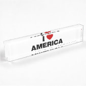 Ik hou van Amerika Naambordje