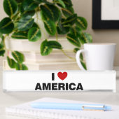 Ik hou van Amerika Naambordje