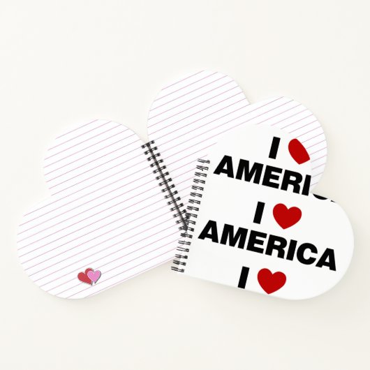 Ik hou van Amerika Notitieboek (Binnen)
