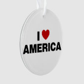 Ik hou van Amerika Ornament (voorkant)