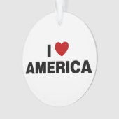 Ik hou van Amerika Ornament (voorkant)
