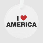 Ik hou van Amerika Ornament (voorkant)
