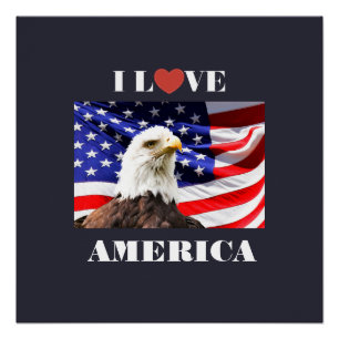 Ik hou van Amerika Perfect Poster