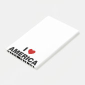 Ik hou van Amerika Post-it® Notes (Schuin)