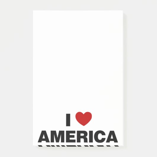 Ik hou van Amerika Post-it® Notes (Voorkant)