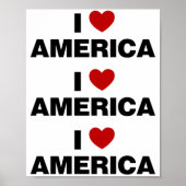 Ik hou van Amerika Poster (Voorkant)