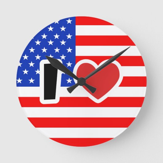 Ik hou van Amerika Ronde Klok (Voorkant)