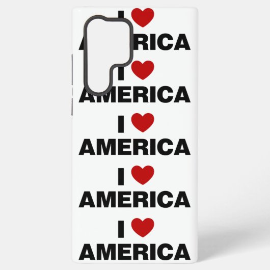 Ik hou van Amerika Samsung Galaxy Hoesje (Achterkant)