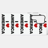 Ik hou van Amerika Samsung Galaxy Hoesje (Achterkant horizontaal)