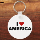 Ik hou van Amerika Sleutelhanger (Voorkant)