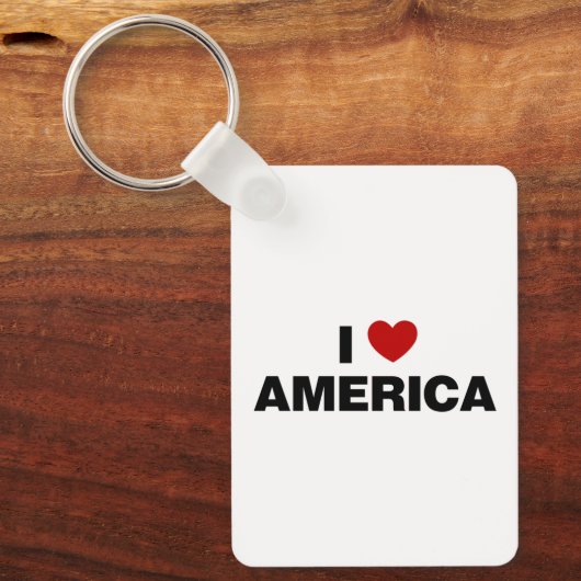 Ik hou van Amerika Sleutelhanger (Voorkant)