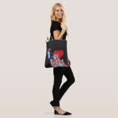 Ik hou van Amerika Standbeeld van de Vrijheid Vier Tote Bag (Op model)